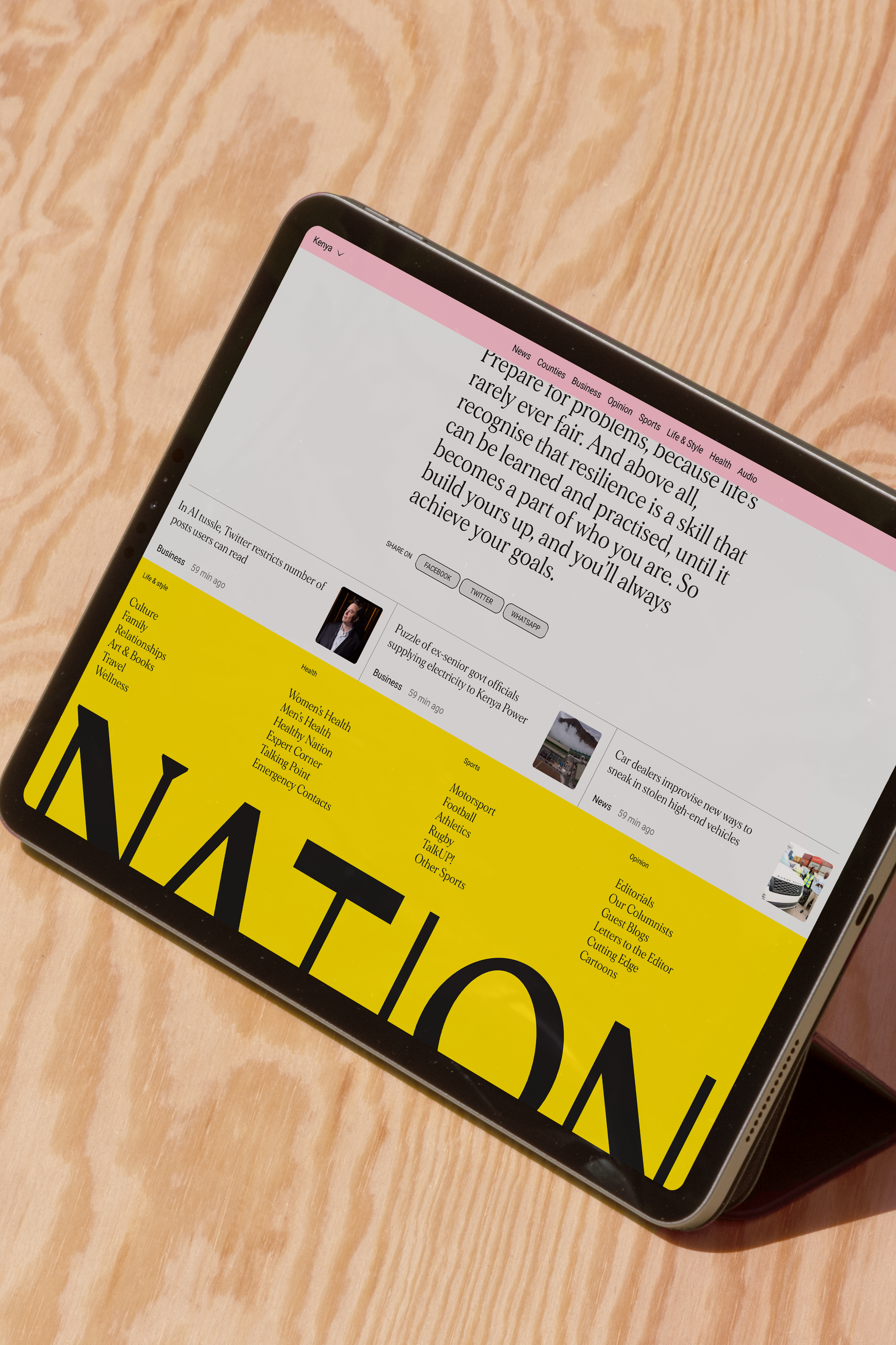 Nation tablet